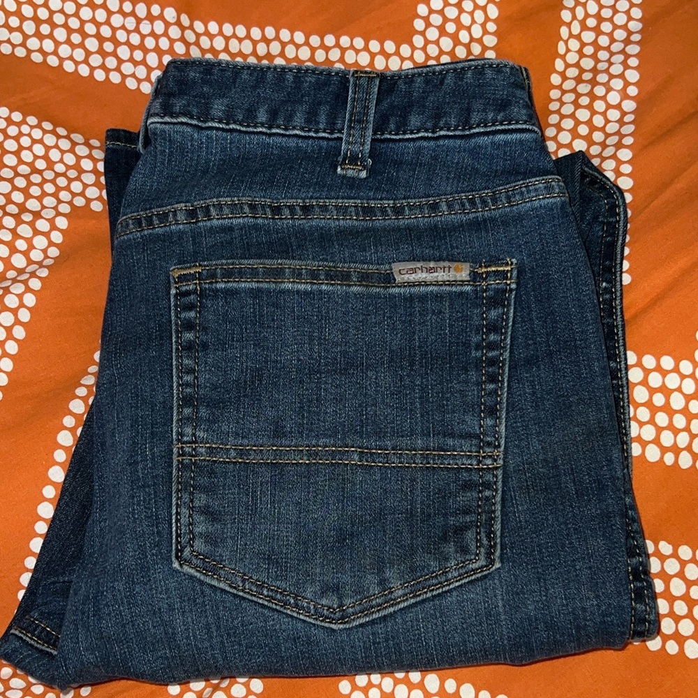 Carhartt Women's Boot Cut Jeans - Dark Blue